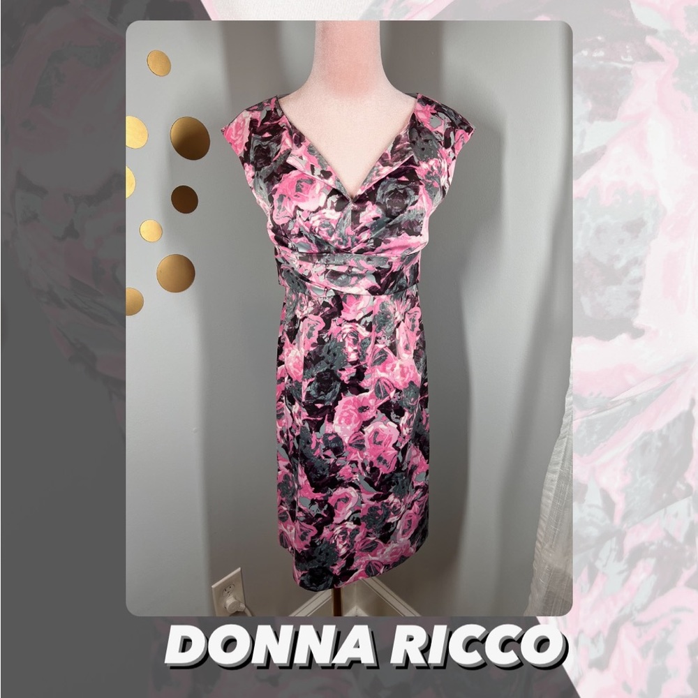 EUC Donna Ricco Floral Dress